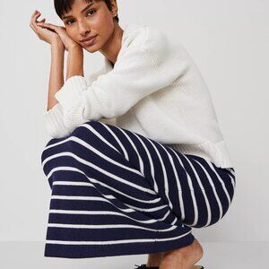 Ann Taylor Weekend Ribbed Skirt
